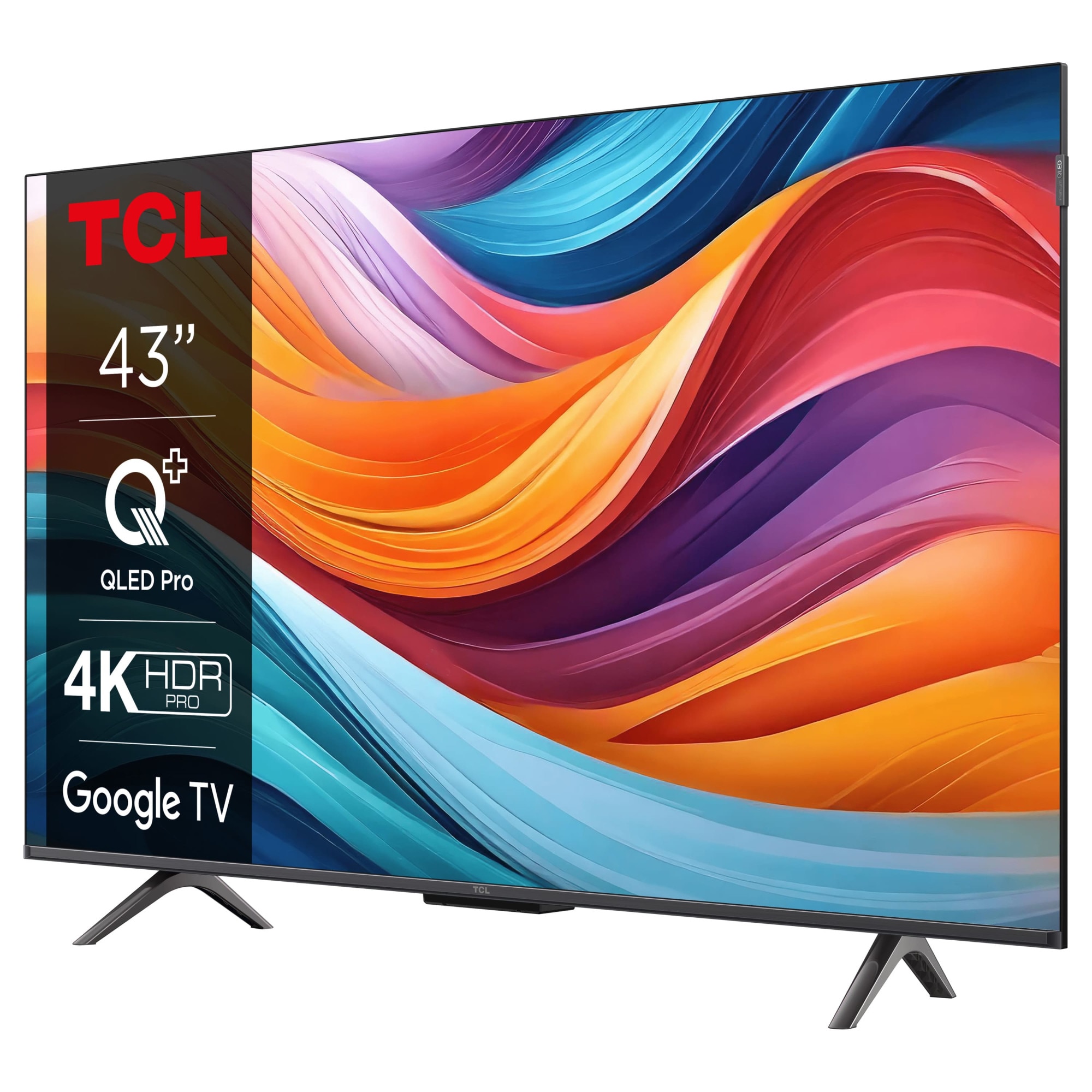 Qled телевизор 4K 43''(109cm) TCL 43T7B (Модел 2024) - eMAG.bg