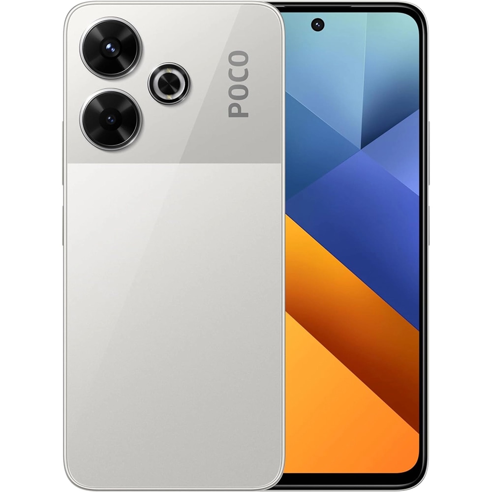 Telefon mobil Poco M6, 6GB RAM, 128GB, Silver