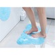 Covor curatare pentru picioare Tovbmup, design fluture, masaj si curatare, cu ventuze antiderapante