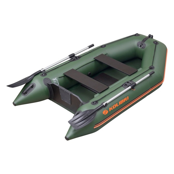 Barca gonflabila Kolibri 260 Profi KM-260D, culoare Verde, Tego