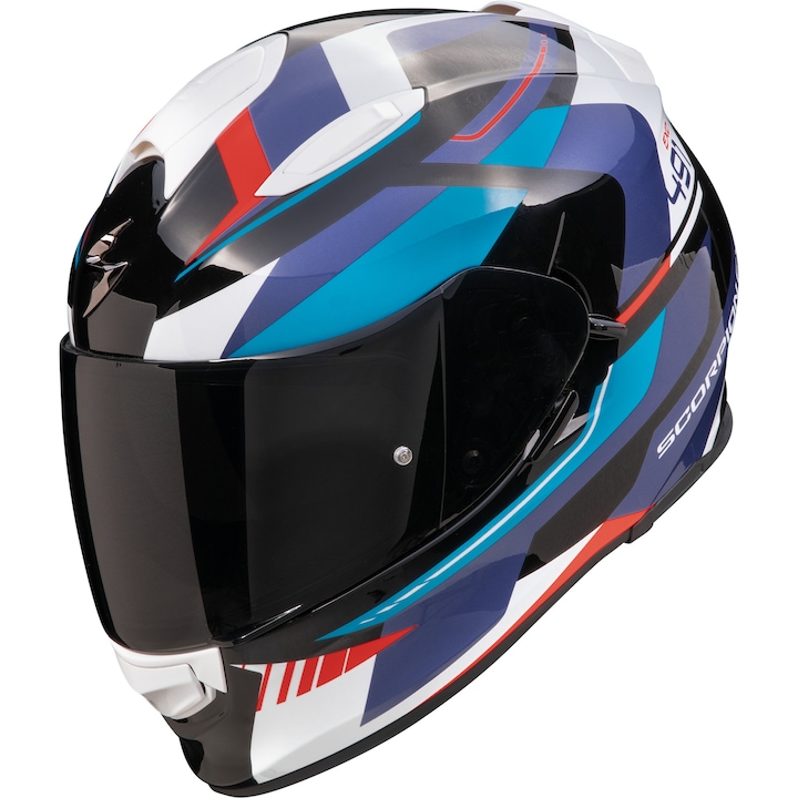Мото каска SCORPION EXO-491 Abilis Black-Blue-Red размер M