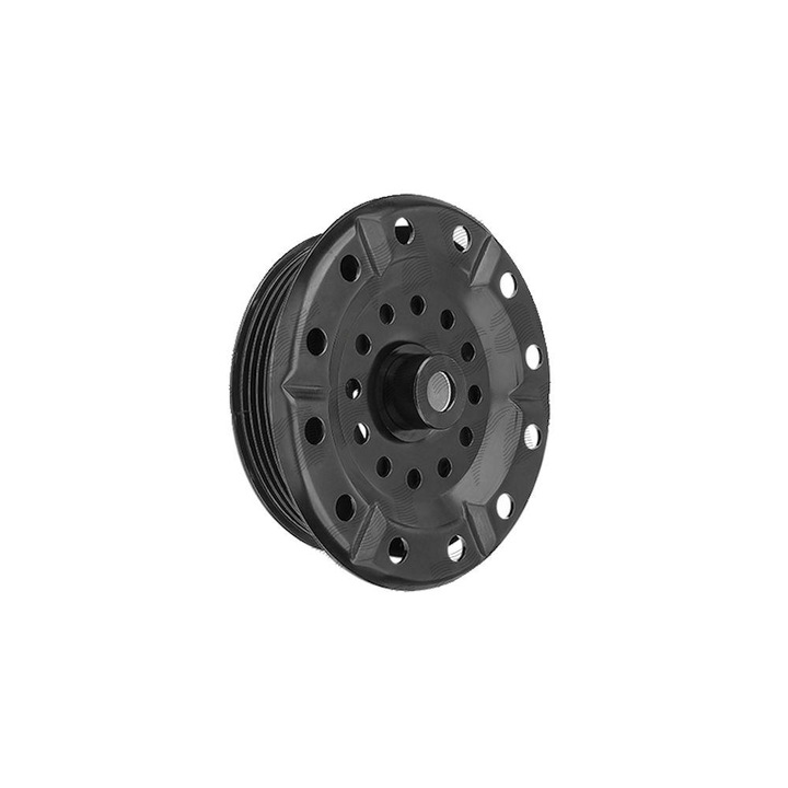 RapidAuto, Klíma kompresszoros tengelykapcsoló mágneses tengelykapcsoló átmérője 100 mm 6 hornyos, Toyota Auris 2007-2012, Yaris (XP90) 2006-2011, Denso típusú motorok 1, 0, 1, 3, 1, 33, 1, 4, Denso 5S ER09 típusú , csapágy 35x52x12 mm