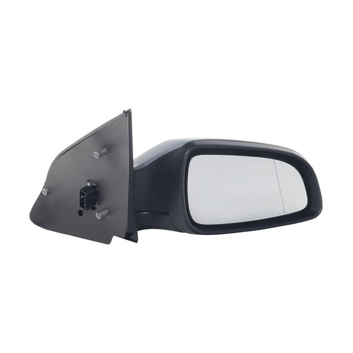 Külső tükör Opel Astra H, 2007.04.-2012.12., Opel Astra H, 2003.10.-2007.04., Jobb oldal, króm üveg színű, domború üveg, alapozott házzal, fűtéssel, elektromos állítású, 13141992, 6428182