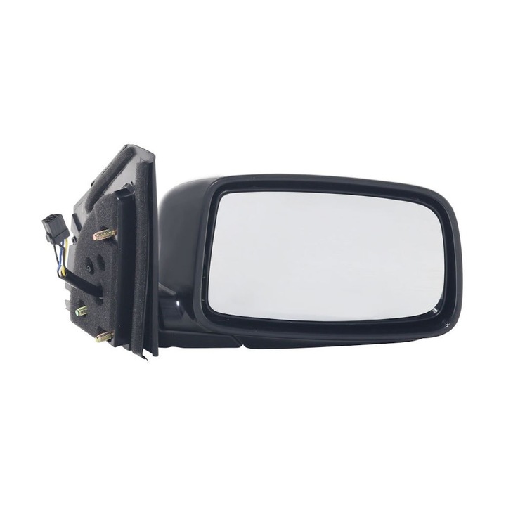 Külső tükör Mitsubishi Lancer (Cs) 2003.09-2008.08 jobb oldal BestAutoVest króm konvex fekete ház elektromos állítás fűtéssel, 5 tűvel