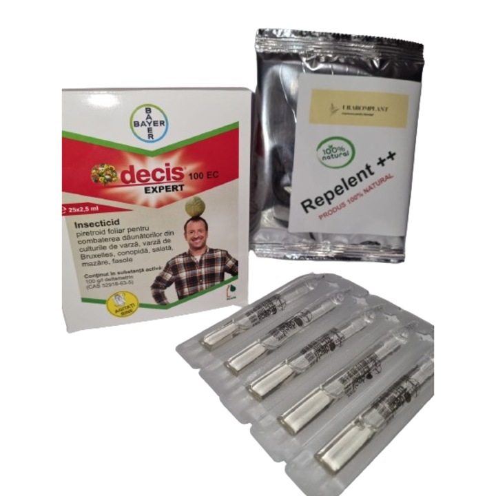 Insecticid Decis Expert 100 EC, 2, 5 ml + Repelent++ Bio, natural, organic 100%, 20g