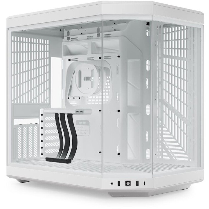 Кутия HYTE Y70 Tempered Glass Mid-Tower, Бяло
