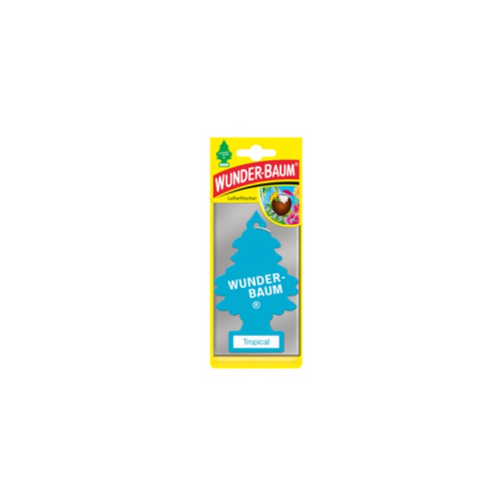 Wunder-Baum Tropical Xenon Bright® ароматизатор за кола