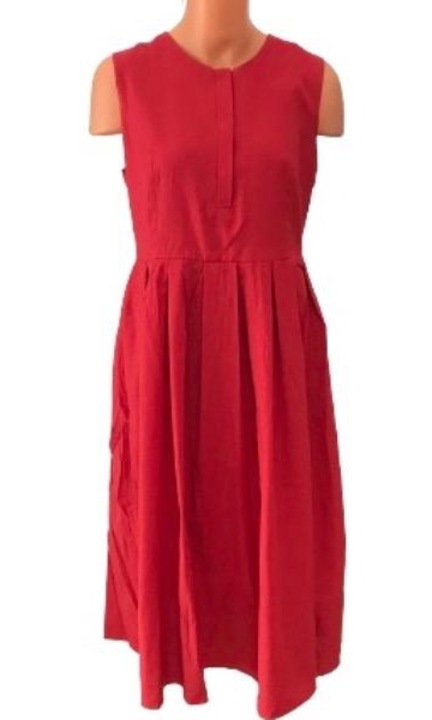 Червена дамска полиестерна рокля 38 размер