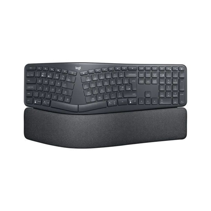 Logitech Ergo K860 for Business Keyboard Graphite UK, 233009, Billentyűzet