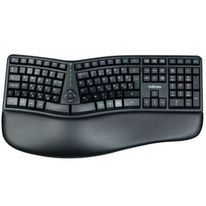 Set Tastatura si Mouse Wireless Zalman ZM-K690M, Multimedia, Negru