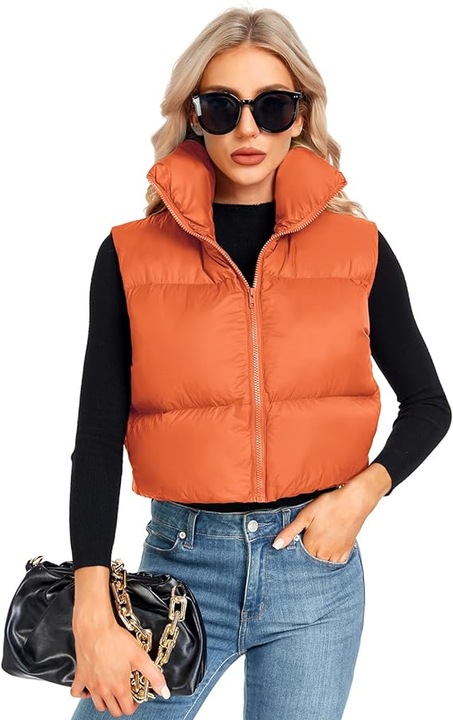 Vesta dama, Mavis Laven, Sintetic, Portocaliu, M INTL