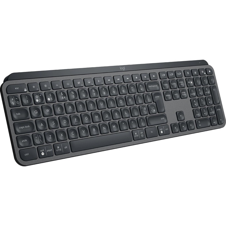 Безжична клавиатура Logitech MX Keys for Business, осветление, Graphite, ENG