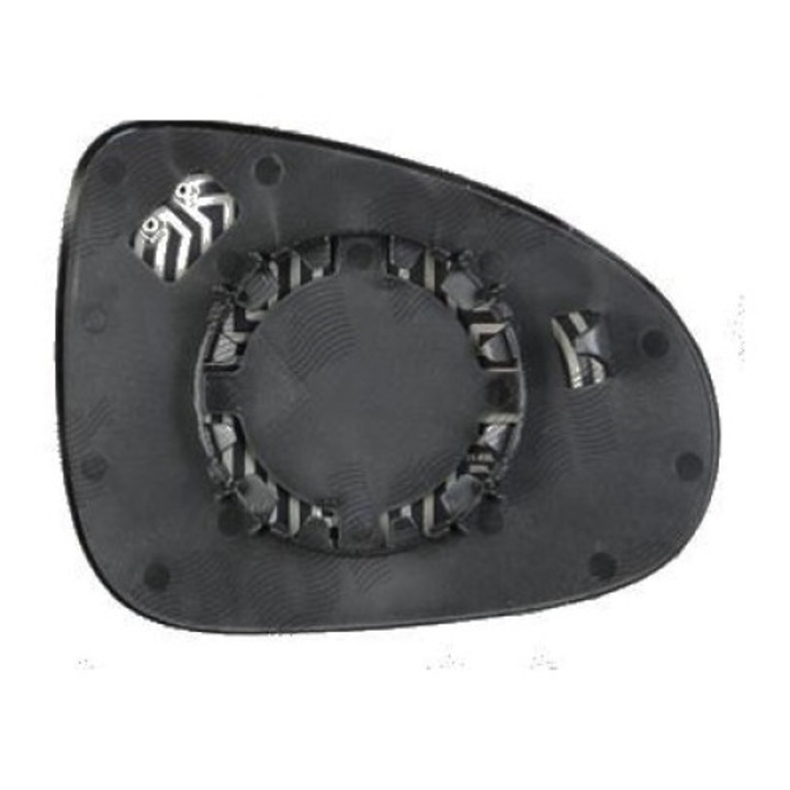 Стъкло за огледало Porsche Cayenne, 04.2010-12.2014, Vw Touareg (7P5), 04.2010-2018, ляво, синьо, отопление, асферично, BestAutoVest 9582545E