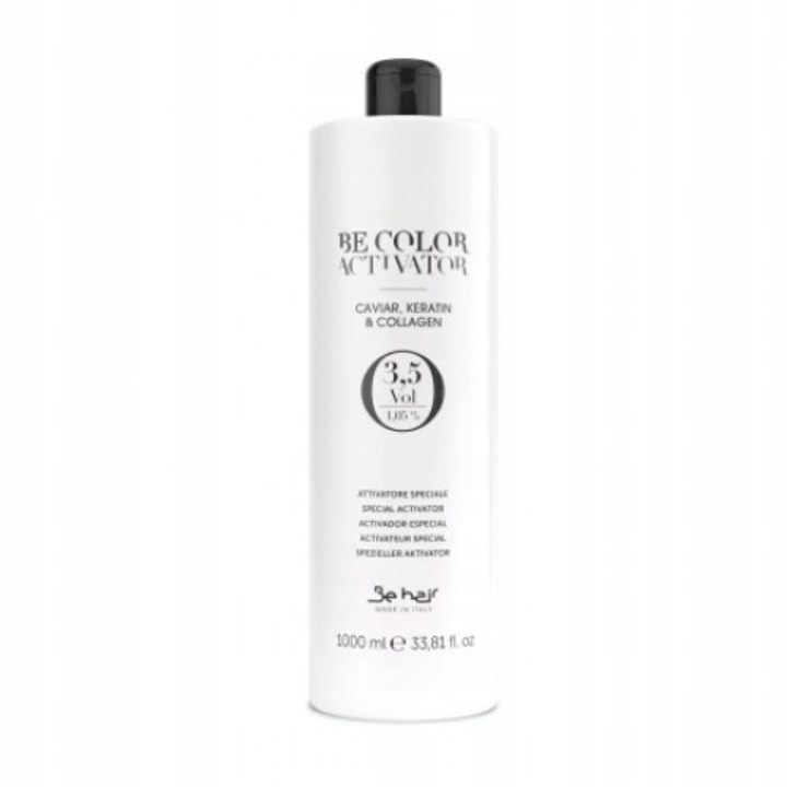 Activator de vopsea Be Color, 3.5 VOL 1.05%, cu caviar, keratina si colagen, 1000ml
