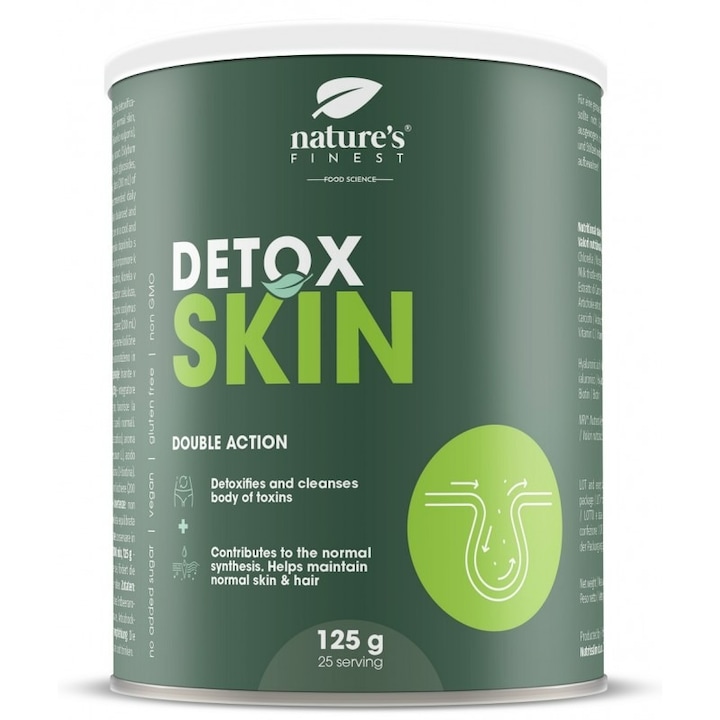 Supliment alimentar NUTRISSLIM BAUTURA DETOX SKIN 125 GR