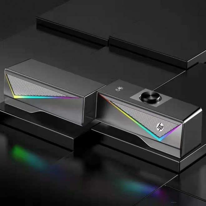 Soundbar HP DHE6005 6W, 360 surround sound, LED multicolor