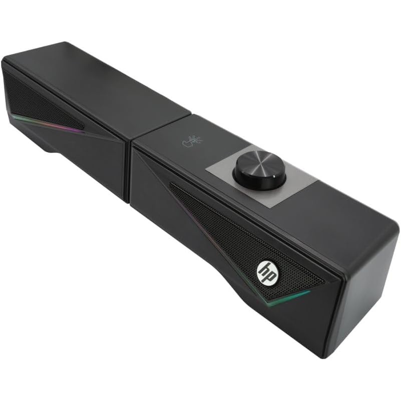 Soundbar HP DHE6005 6W, 360 surround sound, LED multicolor