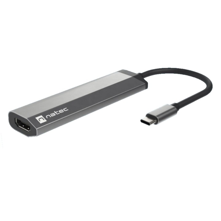 Хъб Natec Fowler Slim USB, 28 mm, 43 g