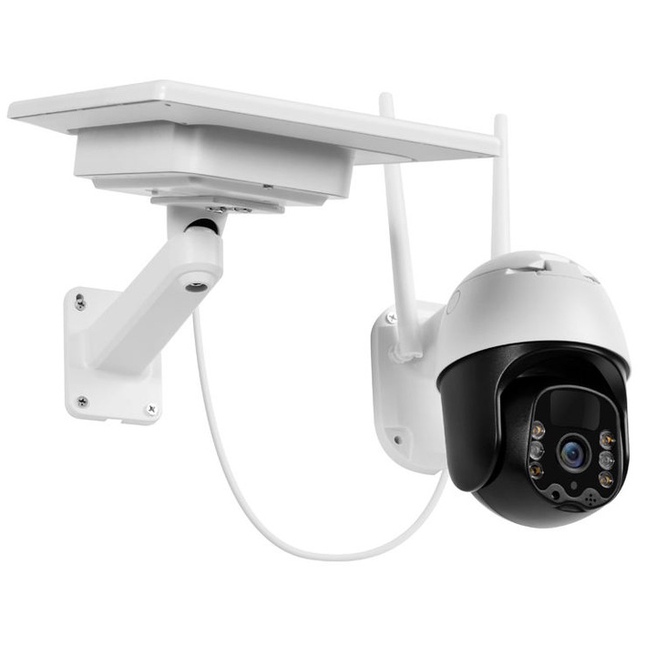 Camera supraveghere cu panou solar si cartela SIM, 5MP, 3G/4G