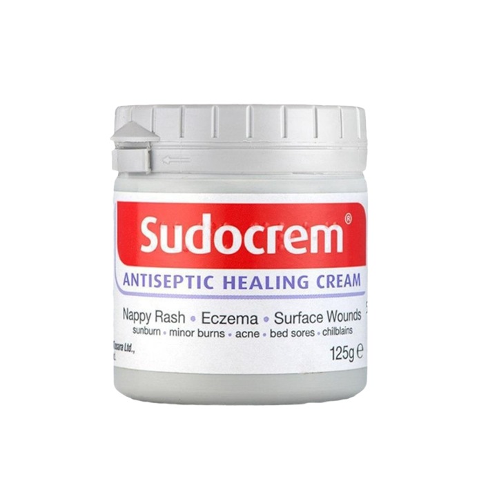 Sudocrem antiszeptikus krém, akné, ekcéma, kisebb sebek, leégés, pórustisztítás, 125 g