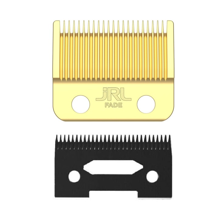 Lama tuns JRL 2020C FADE BLADE, reglabila 0-3,5mm, auriu, set