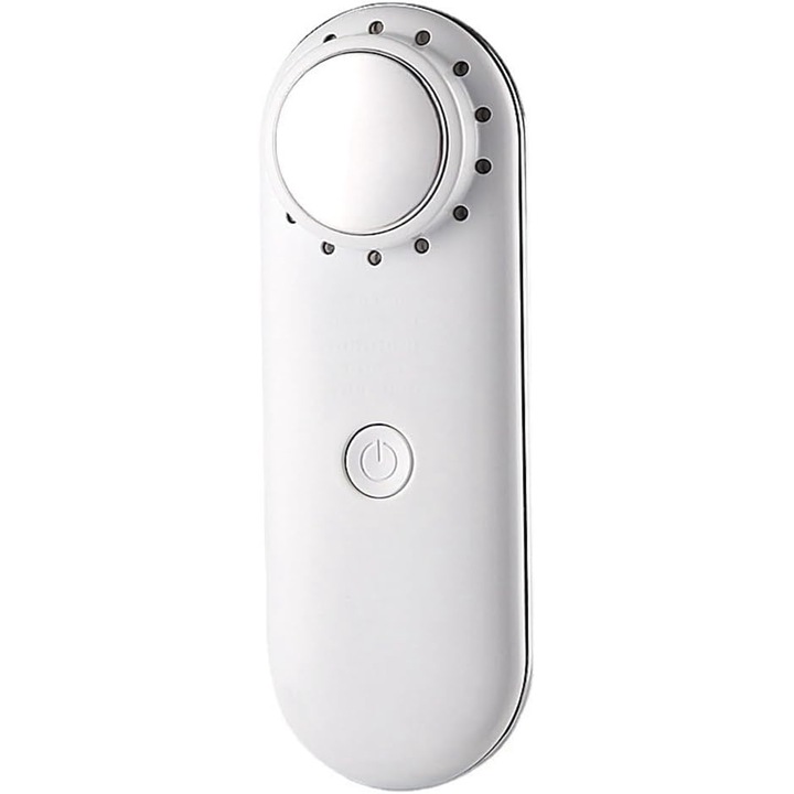 Dispozitiv de Frumusete Ultrasonic cu Vibratii Cald-Rece - CENYEDA, Alb, 4 Nivele, Model KYM-211036, Ideal pentru Ingrijirea Tenului la Domiciliu, Reincarcabil prin USB