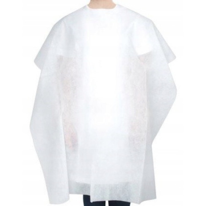 Set 25 Pelerine de Unica Folosinta EKO-HIGIENA, Fibra Netesuta, Alb, 90x130cm