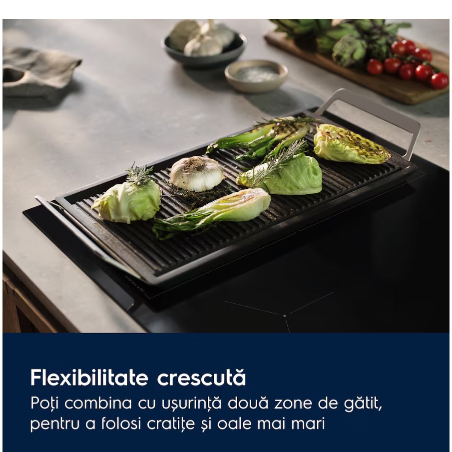 Plita incorporabila Electrolux EIS62453IZ, Inductie, 4 zone de