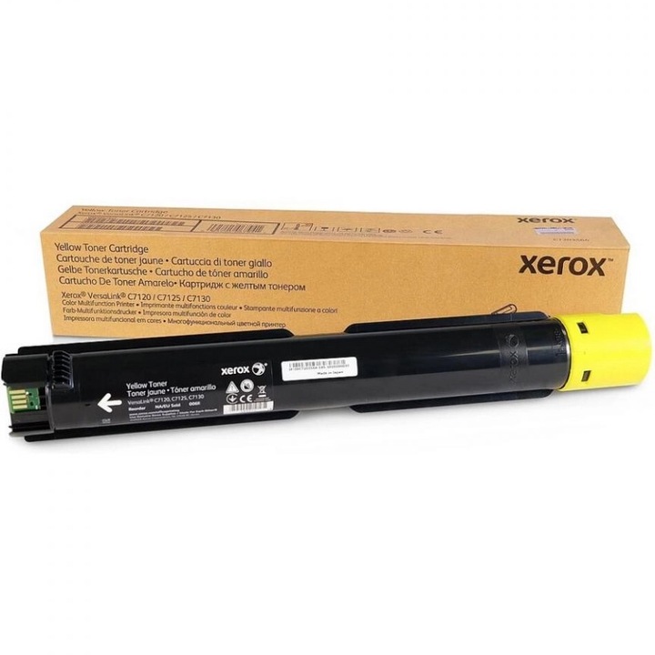 Xerox Yellow Toner Cartridge VersaLink C7120/C7125/C7130; cap. 18500 pag