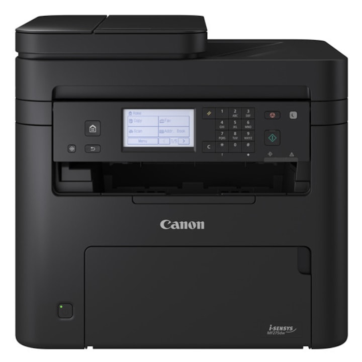 Imprimanta Multifunctionala Laser Monocrom Canon i-SENSYS MF275dw Format A4 Viteza 29ppm Duplex Negru