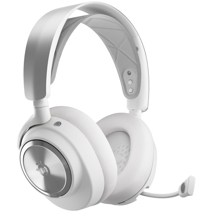 Слушалки Gaming Wireless Over-Ear SteelSeries Arctis Nova Pro, Бял