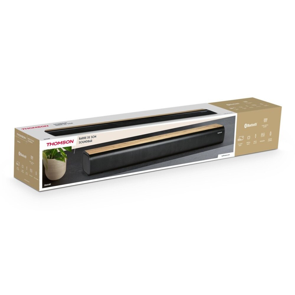 Soundbar, Thomson, SB402BT, Bluetooth, 200 W, 85.8 x 8.7 x 11.3 cm