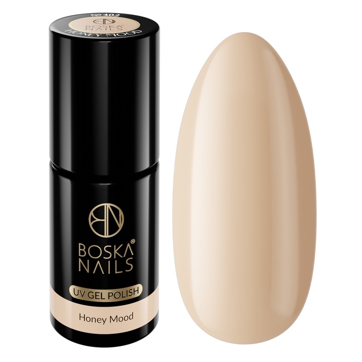 Lac de unghii hibrid Boska Nails, Honey Mood No 402, 6ml