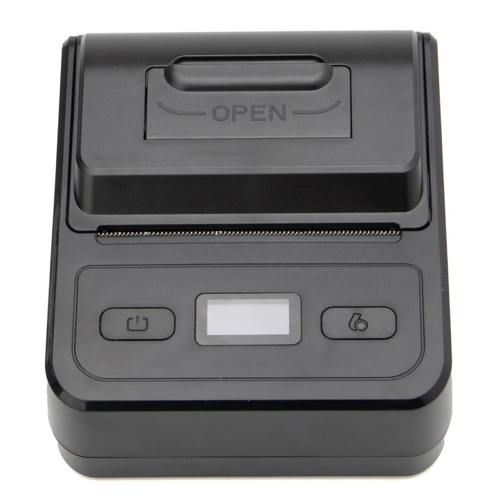 Imprimanta termica portabila Mintech Eryin MP-80L, dimensiune maxima etichete si hartie termica 80 mm, USB, wireless, acumulator 1500mah, negru