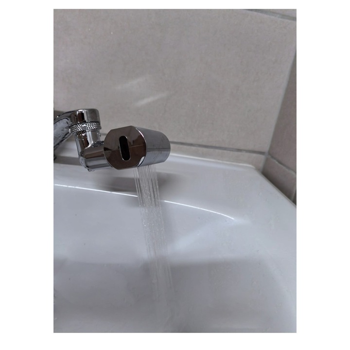 Perlator multifunctional, 4 moduri de apa, tip fantana, functionabil la robinetul din casa sau de afara, MVD