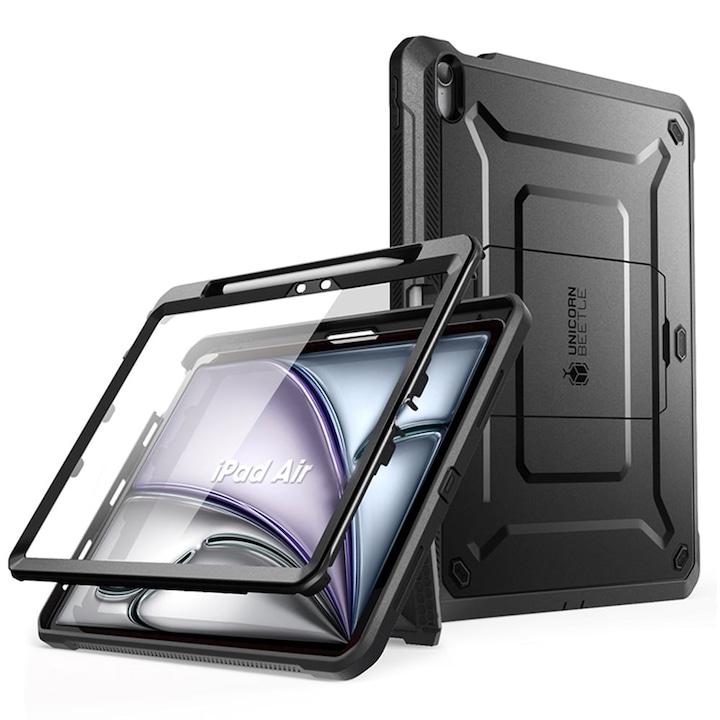 Калъф за iPad Air 11 (2024) - Unicorn Beetle Pro Cases - черен