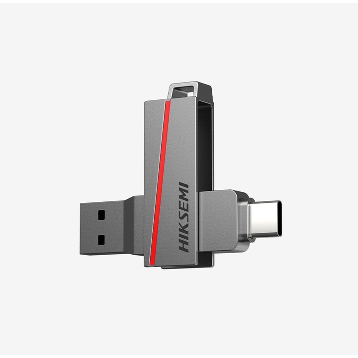 HikSEMI 16GB USB3.2 Dual Slim Grey, 237154, USB Flash RAM