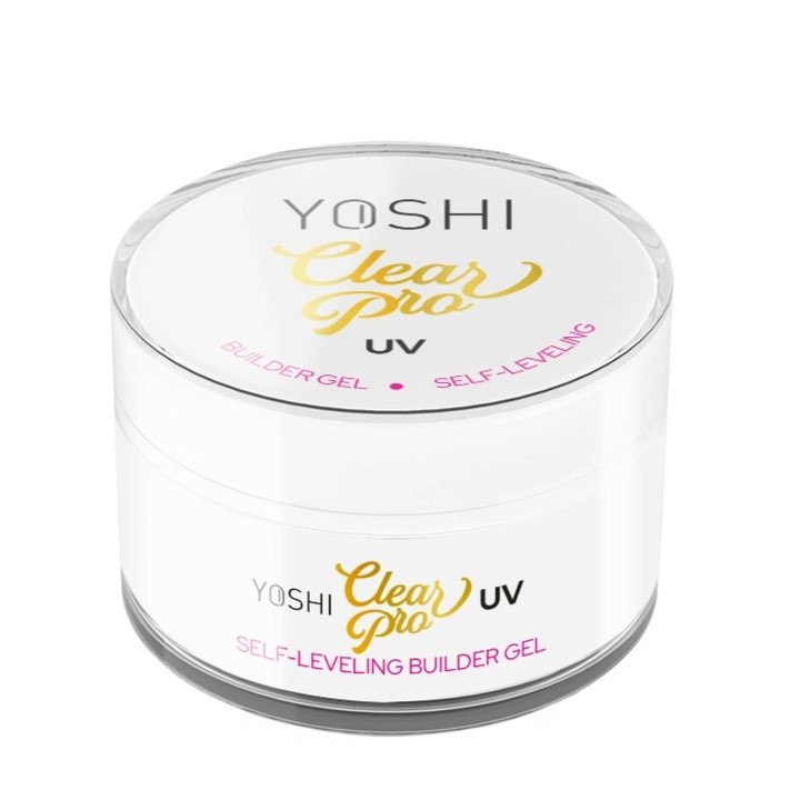 Gel constructie unghii Yoshi, transparent, 15ml
