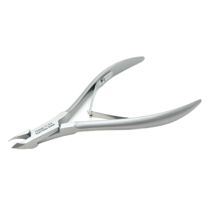 Cleste de unghii NAIL4U Classic, inox, 11cm, 3.5mm