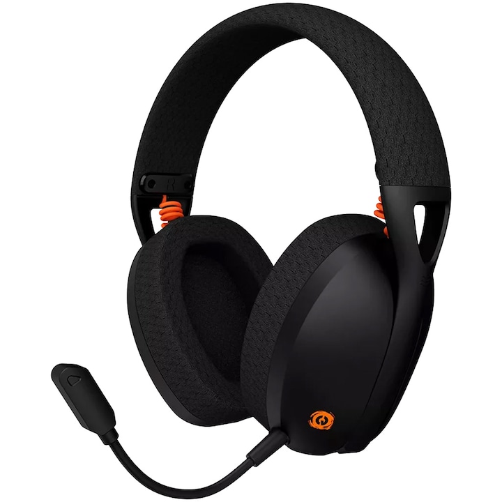 Безжични слушалки Gaming Canyon EGO GH-13, 2,4 Ghz връзка с донгъл, Bluetooth 5.2, Kабелна връзка, Type-C, Черен