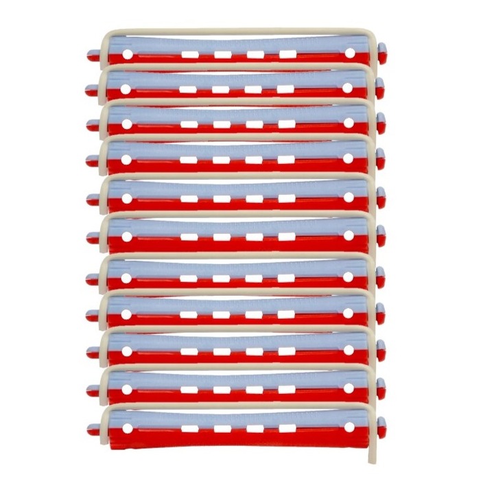 Комплект от 12 маши xhair, за трайно къдрене, 11 мм