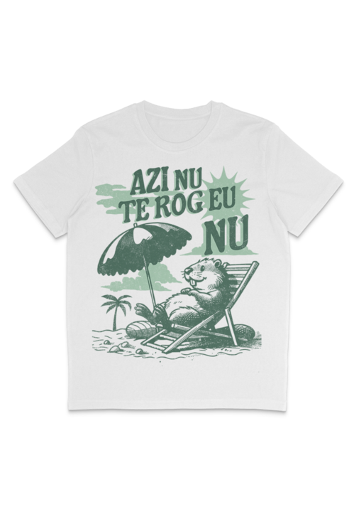 Tricou barbati, Bumbac organic, Alb, S INTL