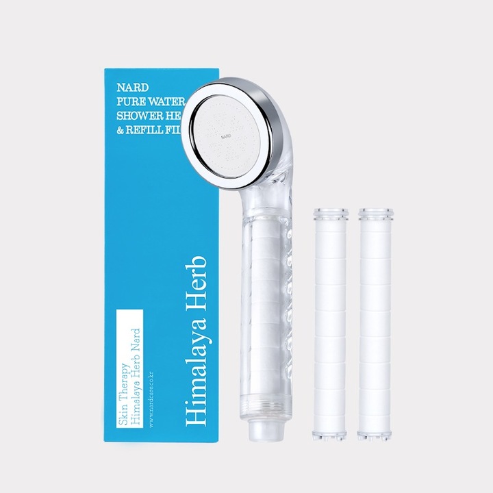 Cap de Dus cu 2 Microfiltre Rezerva, Nard Himalaya Herb Pure Water