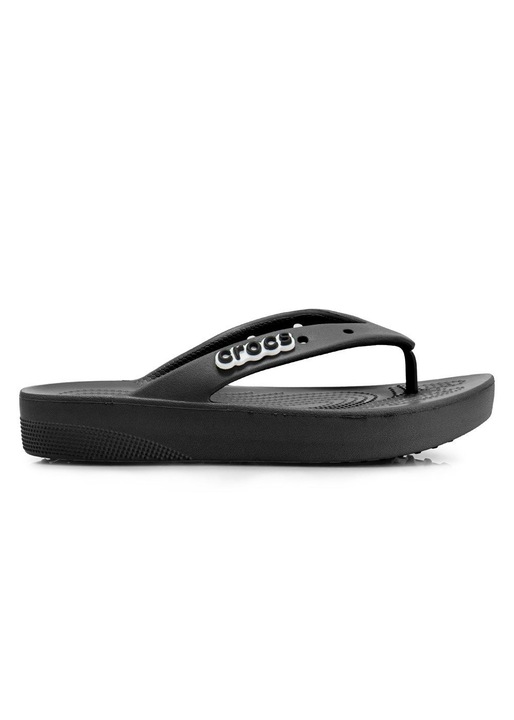 dama Crocs sintetic negru, Negru, 36