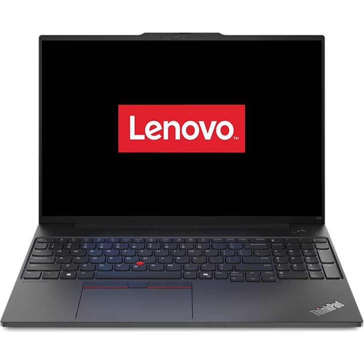 Laptop Lenovo 16'' ThinkPad E16 Gen 2, WUXGA IPS, Procesor Intel® Core™ Ultra 7 155H (24M Cache, up to 4.80 GHz), 16 nuclee, 16GB DDR5, 1.5 TB SSD, Intel ARC Integrated Graphics, No OS, Graphite Black