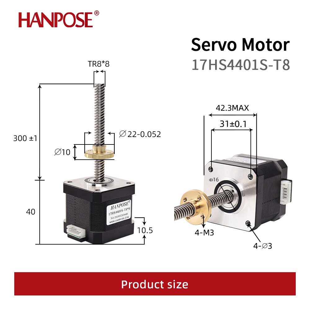 Motor pas cu pas, transport gratuit, tehnologie in 2 faze, 17HS4401S ...