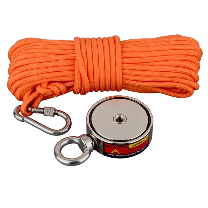 Magnet dublu din neodim, 250 Kg, 75x25 mm