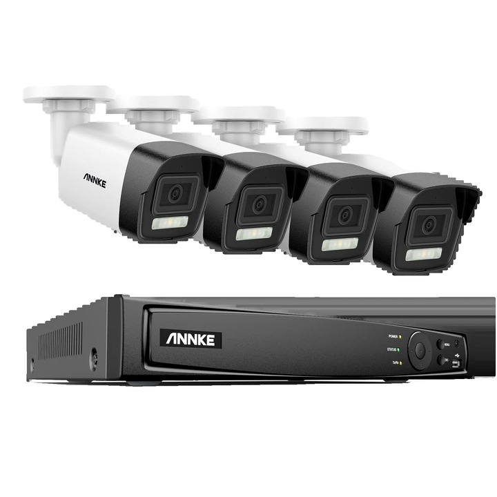Set supraveghere video, Viziune Nocturna, IP66, Multicolor