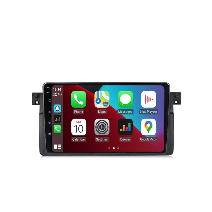 Navigatie BMW Seria 3 E46 1997 - 2005 cu ecran IPS 8-core 2+32GB Android Wireless Carplay Slot SIM 4G