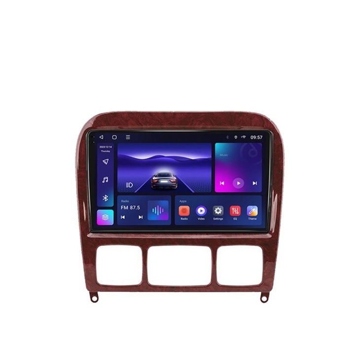 Navigatie Mercedes S-Class W220 (1998-2005) cu ecran 2K inci 8-core 2+32GB Android Wireless Carplay Slot SIM 4G